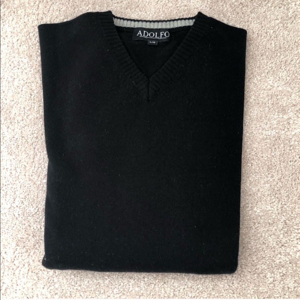 Men’s V-Neck Long Sleeve Sweater